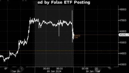 比特币价格波动 此前声称比特币ETF获批的帖子被美国证交会辟谣